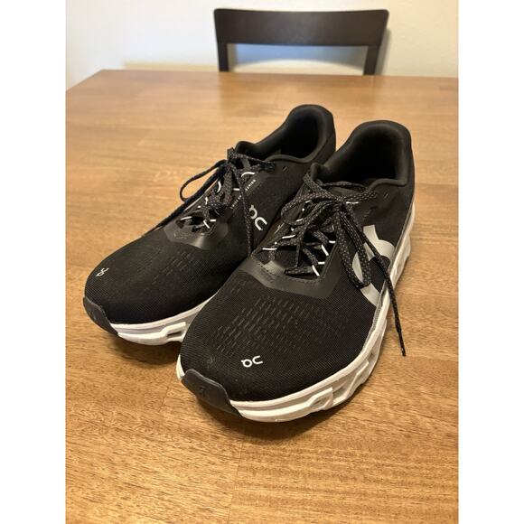 On Cloudmonster 2 Mens Size 11.5 Black Athletic Running Walking Sneakers EUC main image 6